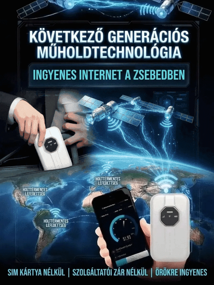 【Világszintű lefedettség, élethosszig tartó ingyenesség】Határtalan hordozható wifi
