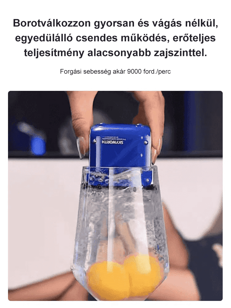 Forgó kétgyűrűs elektromos borotva