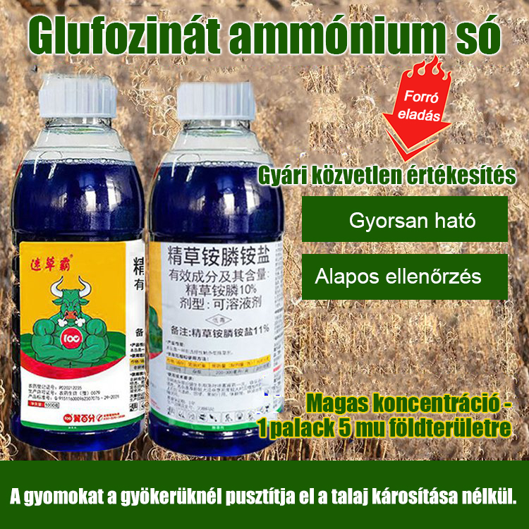 Oxamidofosz gyomirtó szer magas koncentrációja
