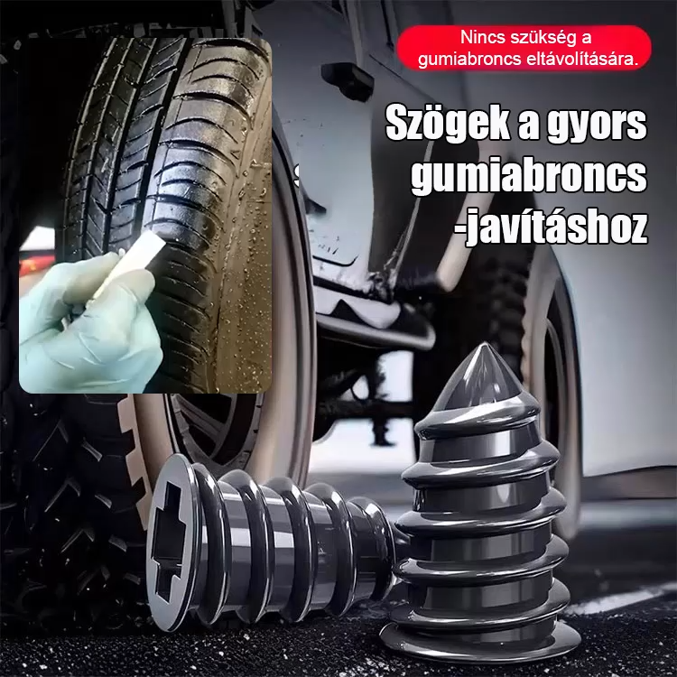 [60 darabos készlet] 5 másodperces gumiabroncs-javítás sürgősségi gumiabroncs-javító szög