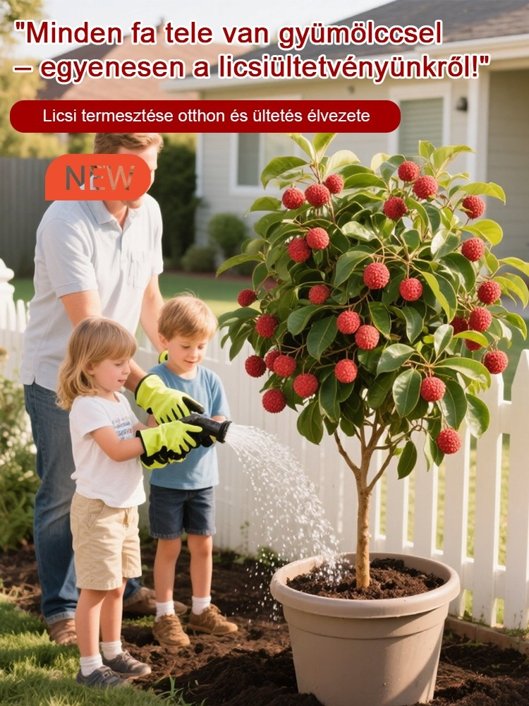 Prémium licsi palánták! Nagy gyümölcs, vastag hús, 99% túlélési arány!