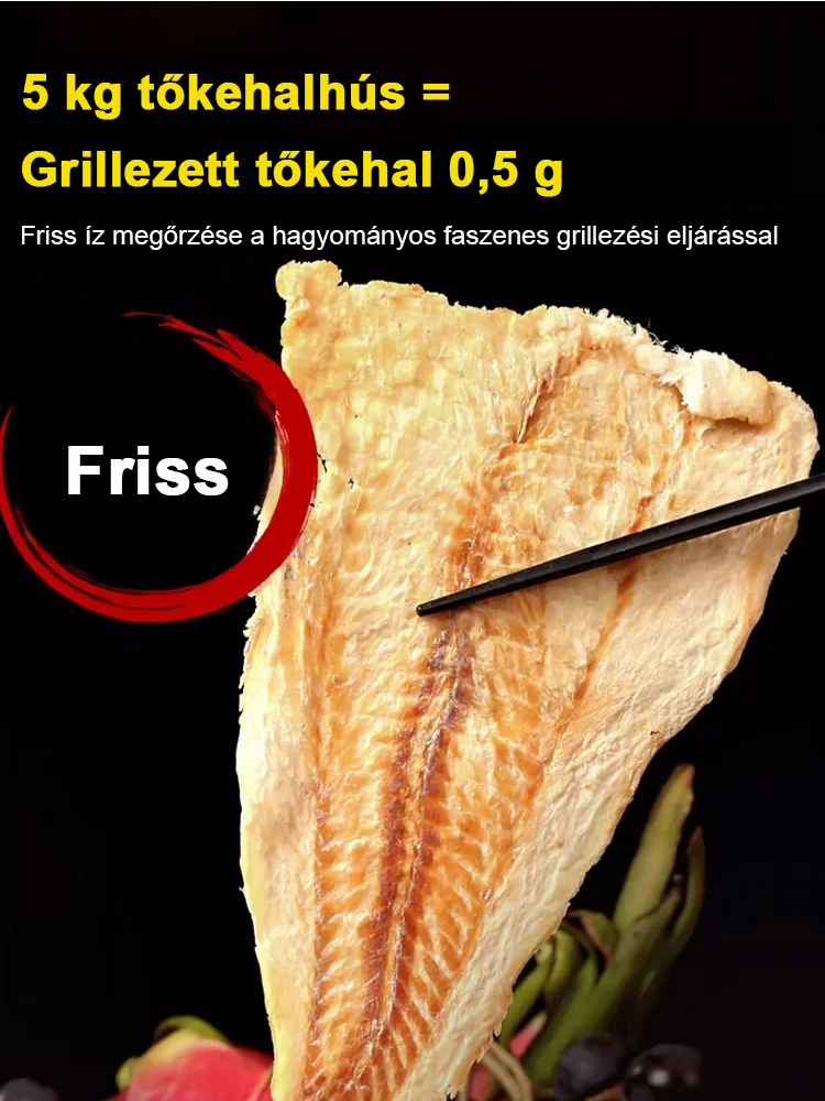 【Tenger ajándéka】Azonnal fogyasztható tépett tőkehalfilé