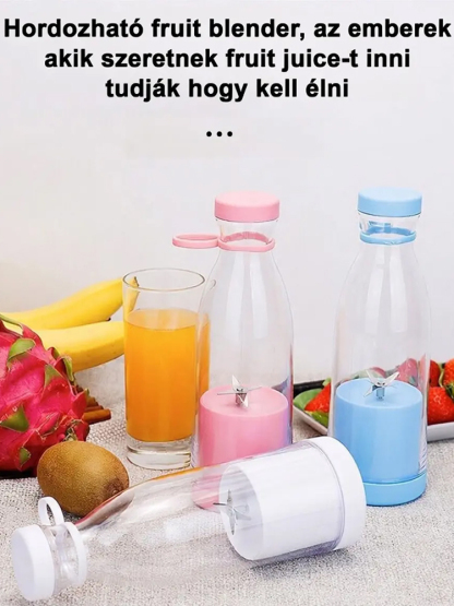 Hordozható mini elektromos gyümölcsfacsaró pohár🍹Készítsd el kedvenc gyümölcsitalodat mindössze 10 másodperc alatt!