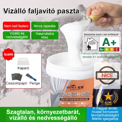 Régi fal új fal lesz: vízálló festékmentes faljavító krém✅ Egy lépésben felvihető és simítható, nincs szükség glettelésre vagy festésre