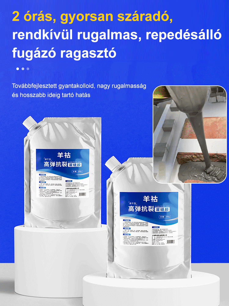 【10 másodperces gyors száradás】Tető- és padlórepedés-javító ragasztó