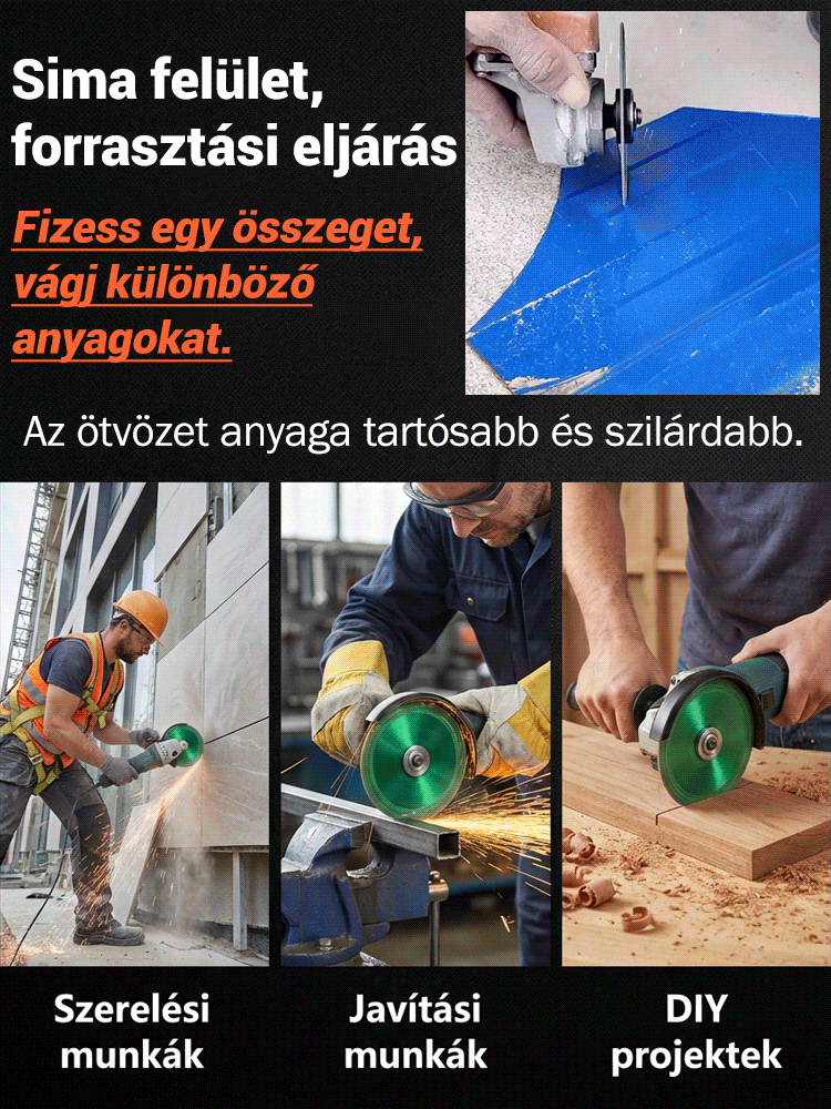A német többfunkciós lemezdaraboló forrasztott vágókorong