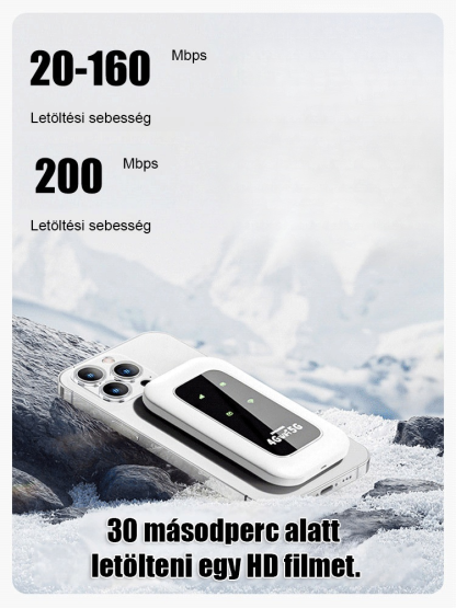 Teljes hálózati hordozható wifi, Élvezze az internet szabadságát, bárhol is legyen.