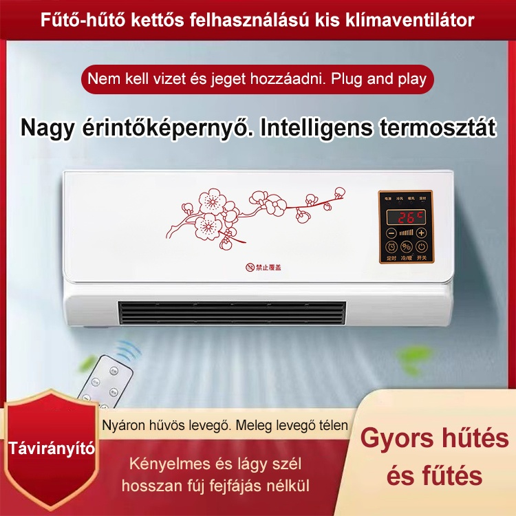 【🔥Korlátozott ideig érvényes akció】Háztartási falra szerelhető, hűtő-fűtő klímaberendezés
