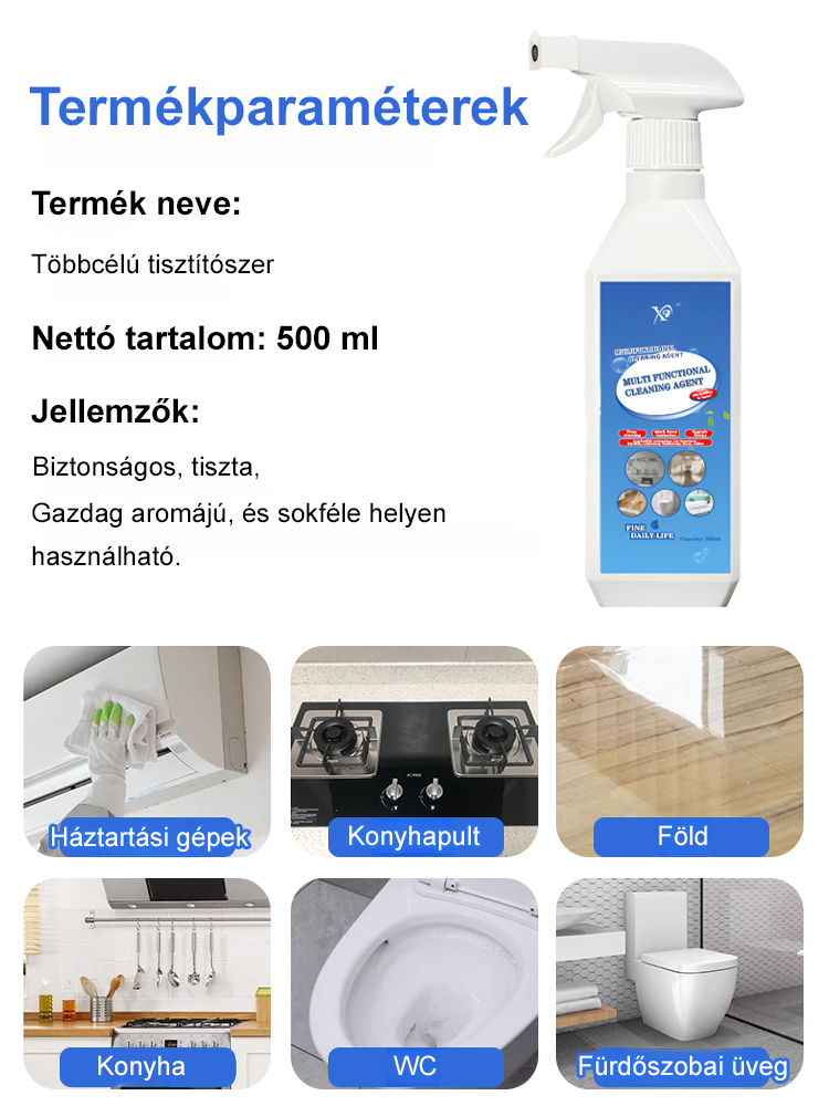 【Teljes ház tisztítása】Többfunkciós tisztítószer