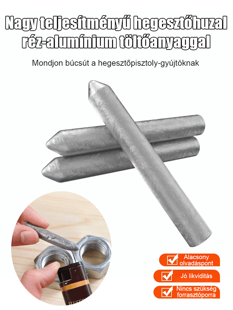 Frissített és megerősített alacsony univerzális hegesztőrúd