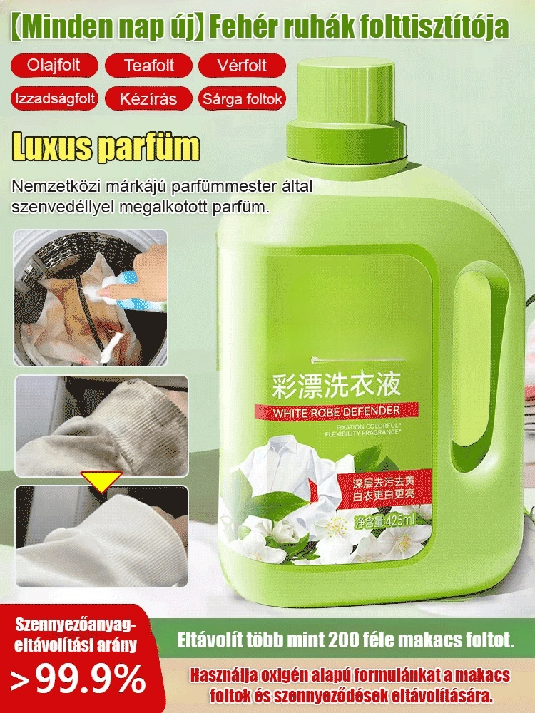 【Napi "új" ruha】Fehér ruhák tisztító folyadék