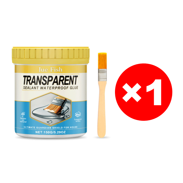 Transparenter unsichtbarer Dichtstoff für leckage- und wasserdichte Versiegelung.