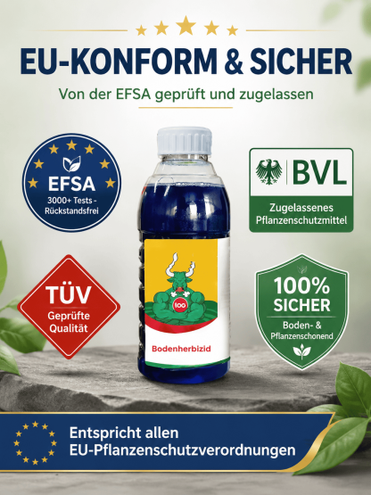Premium Unkrautvernichter: 5 Jahre Ruhe & Tiefenwirkung bis zur Wurzel - 50% Rabatt