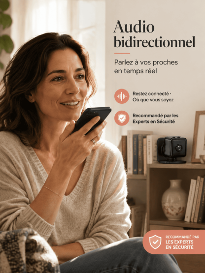 Caméra de Surveillance Intelligente IA : 100% Sans Fil, Sans Internet &Garantie à Vie