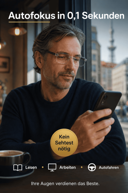Anti-Blaulicht-Presbyopie-Brille/100-700 Grad/Intelligente Gleitsichtbrille/geeignet für Nah- und Fernsicht