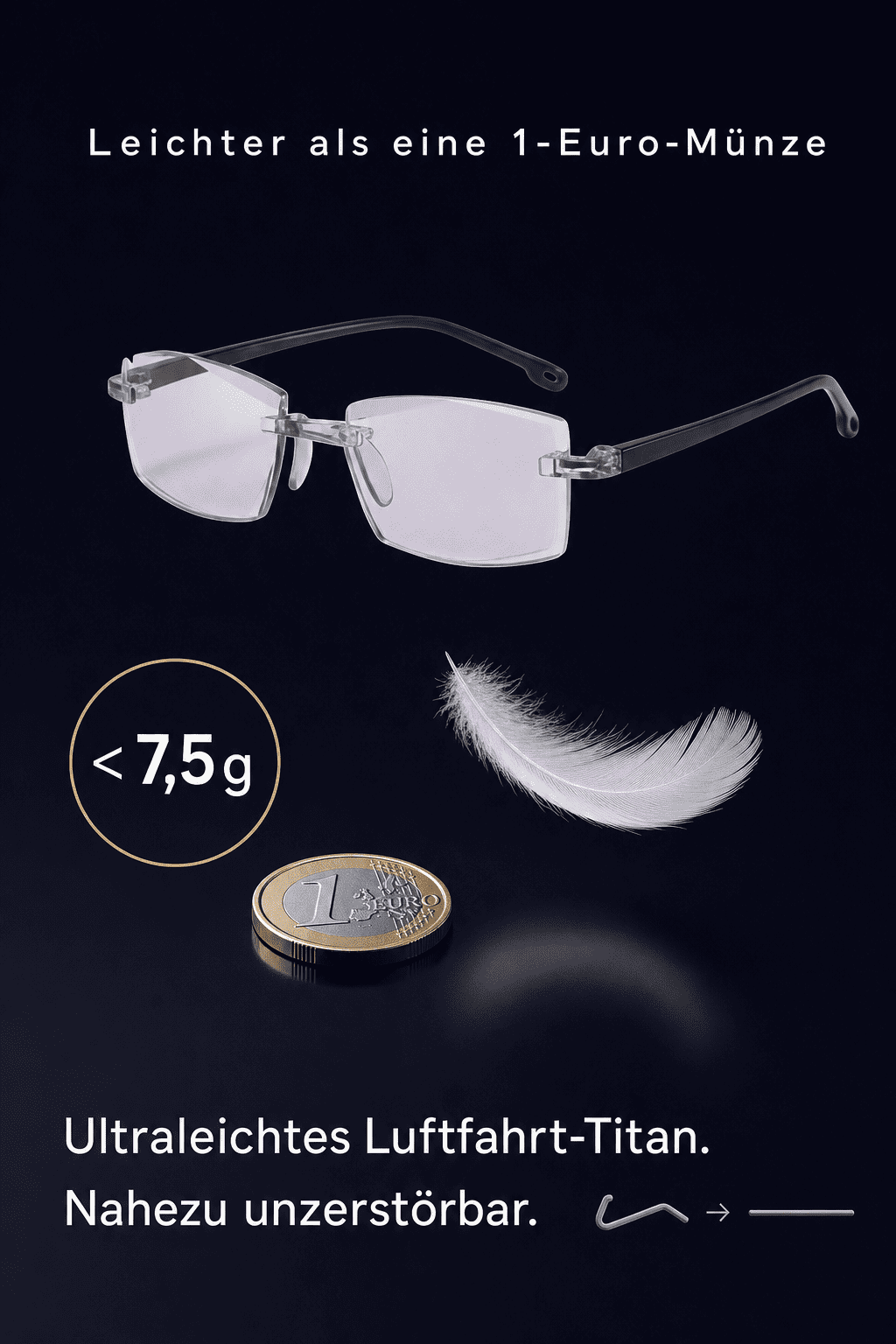 Anti-Blaulicht-Presbyopie-Brille/100-700 Grad/Intelligente Gleitsichtbrille/geeignet für Nah- und Fernsicht