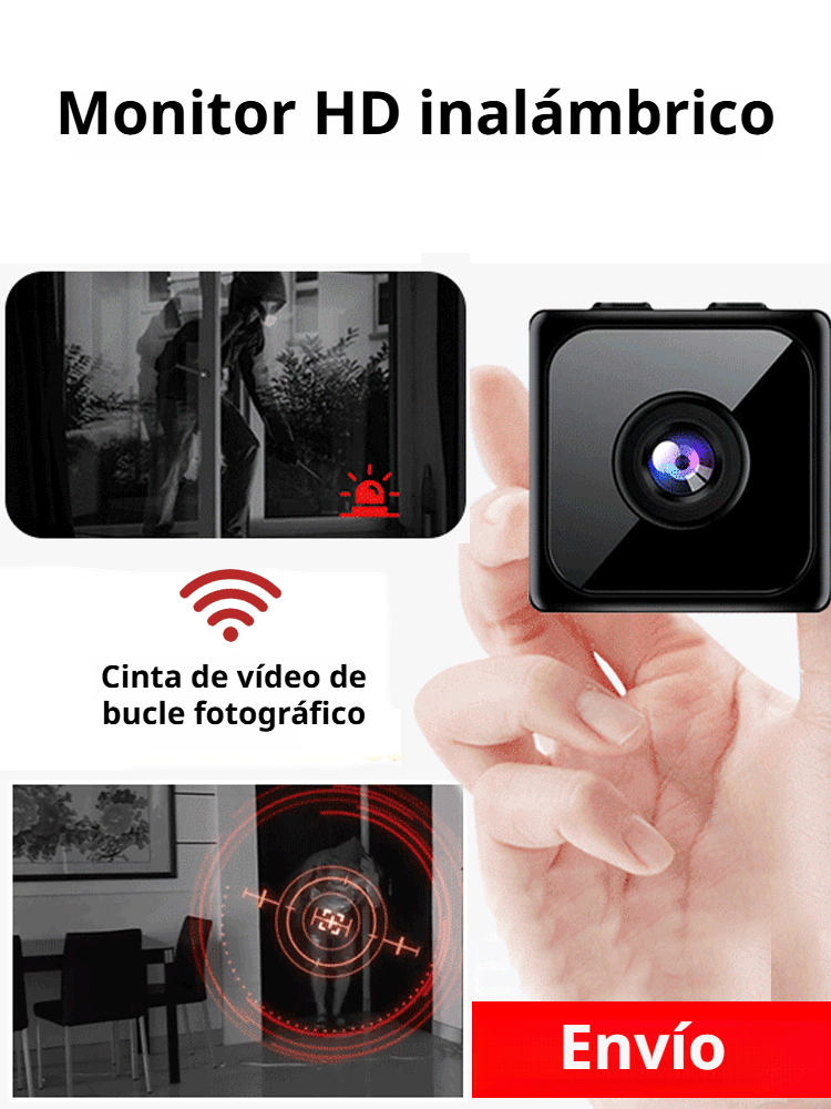 Cámara de seguridad  inalámbrica Q8 Super HD Mini