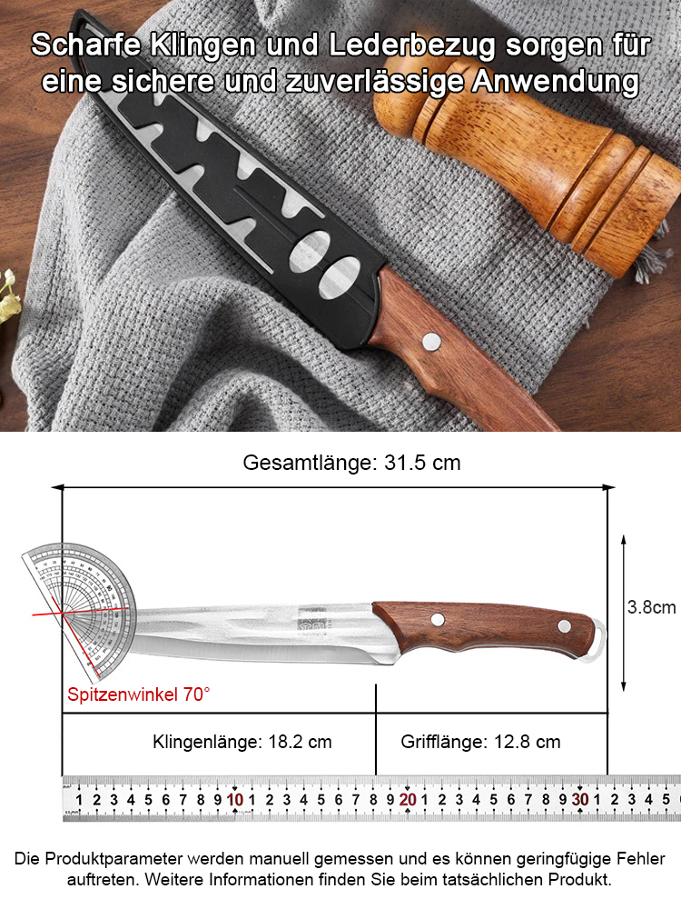 Hochwertige, handgeschmiedete Haushalts-Ausbeinmesser von Spitzenköchen.