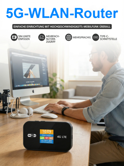 【Signal-Basisstation】Multi-Device 5G High-Speed Portable Wi-Fi