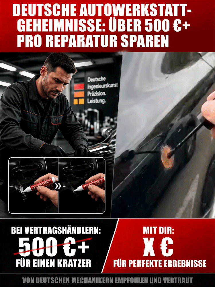 [Lackierkosten sparen] Lackstift zum Ausbessern von Kratzern am Auto