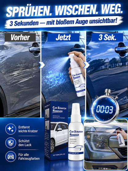 DEKRA-geprüftes Kratzer-Entferner Spray: Machen Sie Kratzer unsichtbar – wie ein Profi