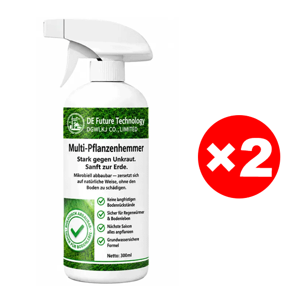 Weeds and bamboo are eliminated with a single spray