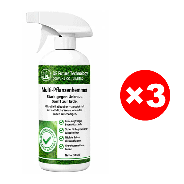 Weeds and bamboo are eliminated with a single spray