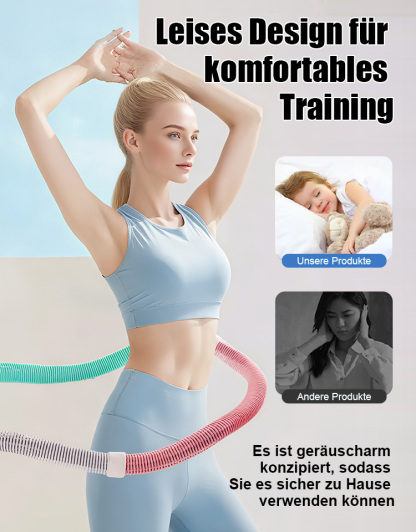 【Einfach abnehmen】Weicher Hula-Hoop-Reifen als Abnehm-Wunderwaffe