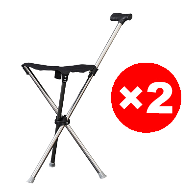 Klappbarer Krückenstuhl für den Außenbereich