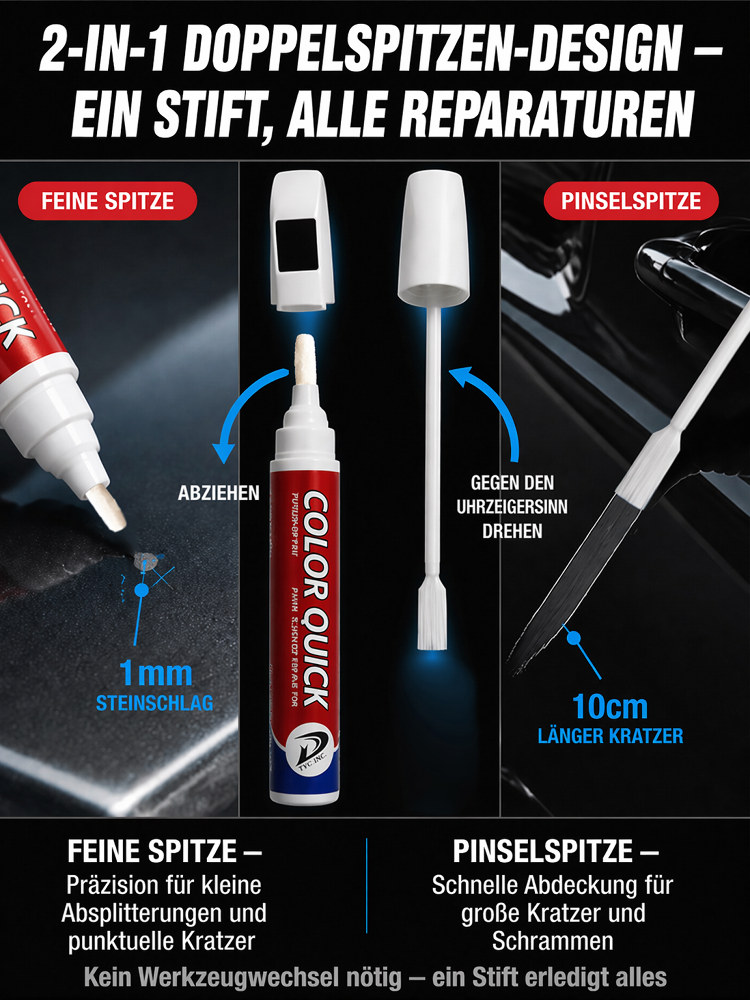 [Lackierkosten sparen] Lackstift zum Ausbessern von Kratzern am Auto