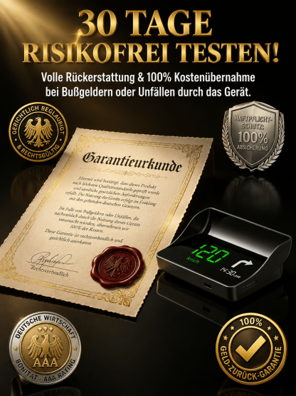 Deutsches Smart HUD Navigationssystem! Schutz und Sicherheit für deine ganze Familie!