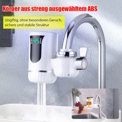 3-Sekunden-Schnellinstallation ohne Hitze Warmwasserhahn