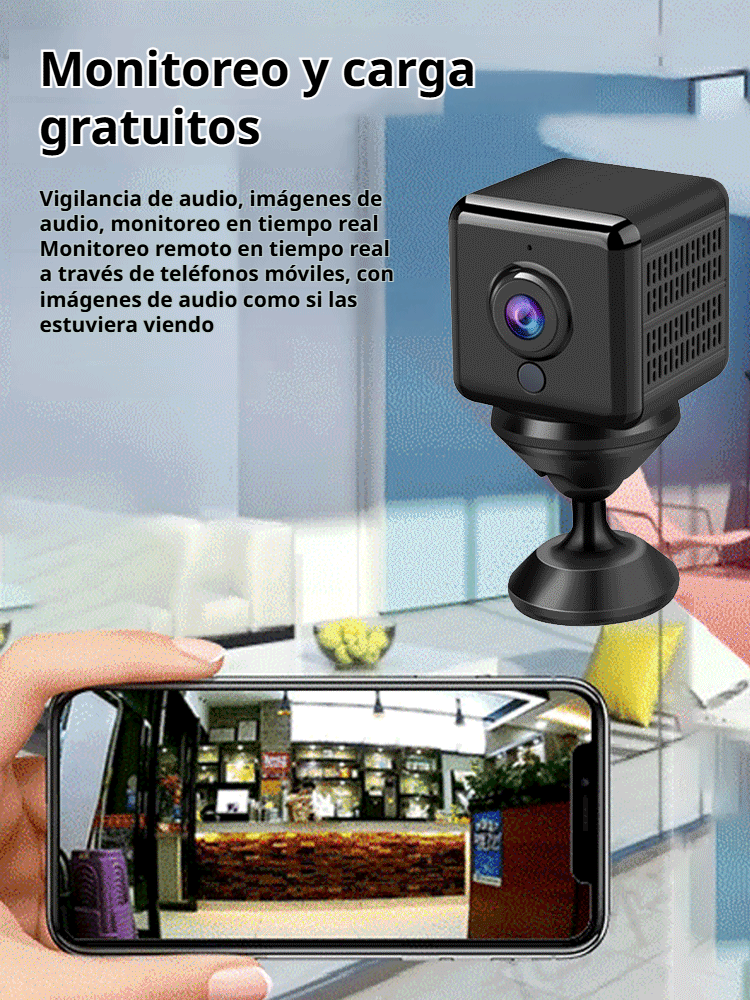 Cámara de seguridad  inalámbrica Q8 Super HD Mini