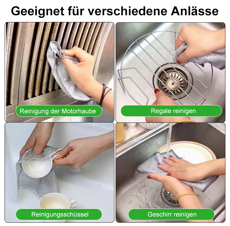 Reinigungstuch zur Entfernung von Flecken im Haushalt