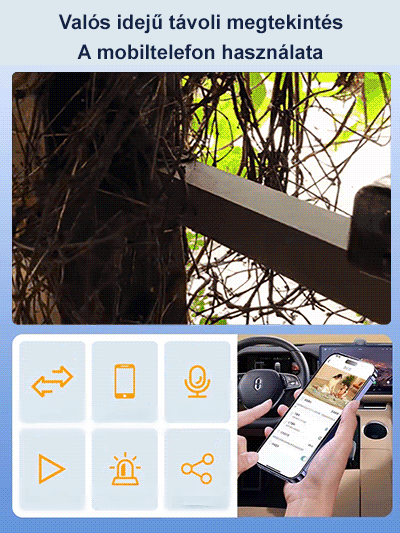 4G távoli intelligens megfigyelő kamera