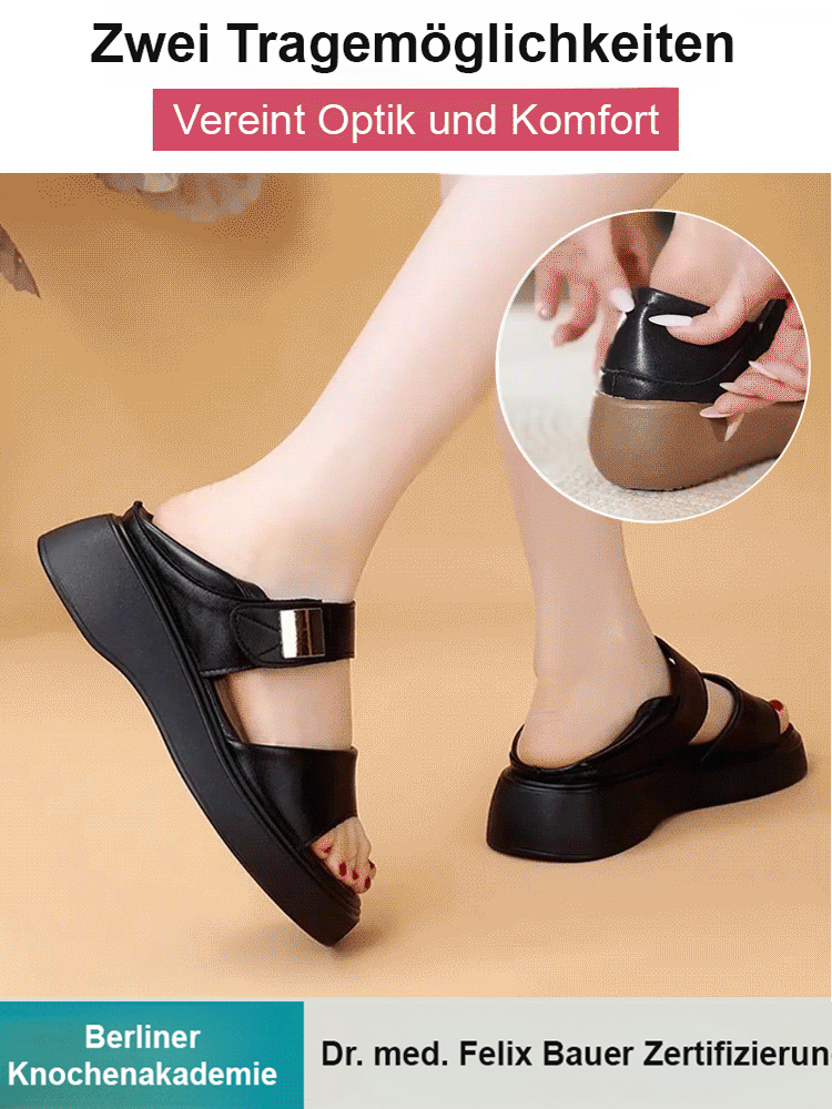 Minimalistische modische römische Sandalen