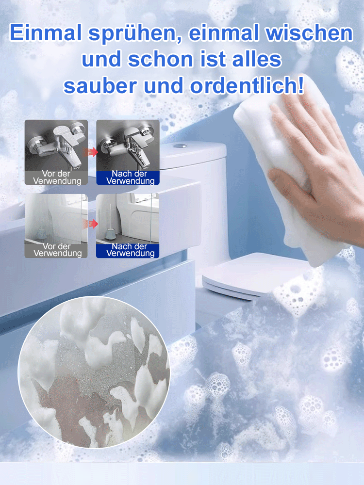 [Ganzes Haus, keine tödlichen Flecken] Multi-Action-Reiniger