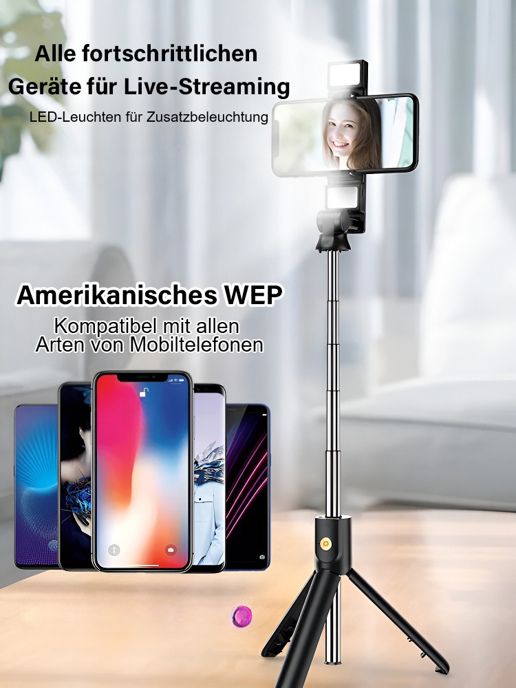 [Palm Portable] Selfie-Stick Bluetoothtout-in-one