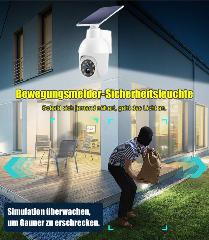 JL-Simulation einer Straßenlaterne mit Überwachungskamera