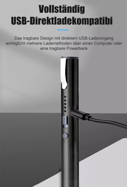 Deutsche Sicherheitsfirma Kugelschreiber-Taschenlampe