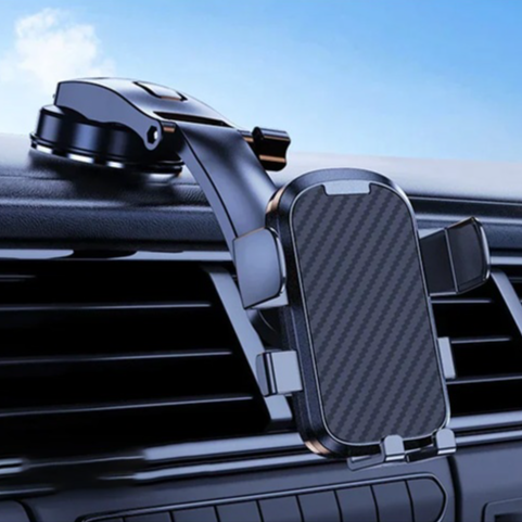 Uchwyt samochodowy umożliwiający obsługę jedną ręką