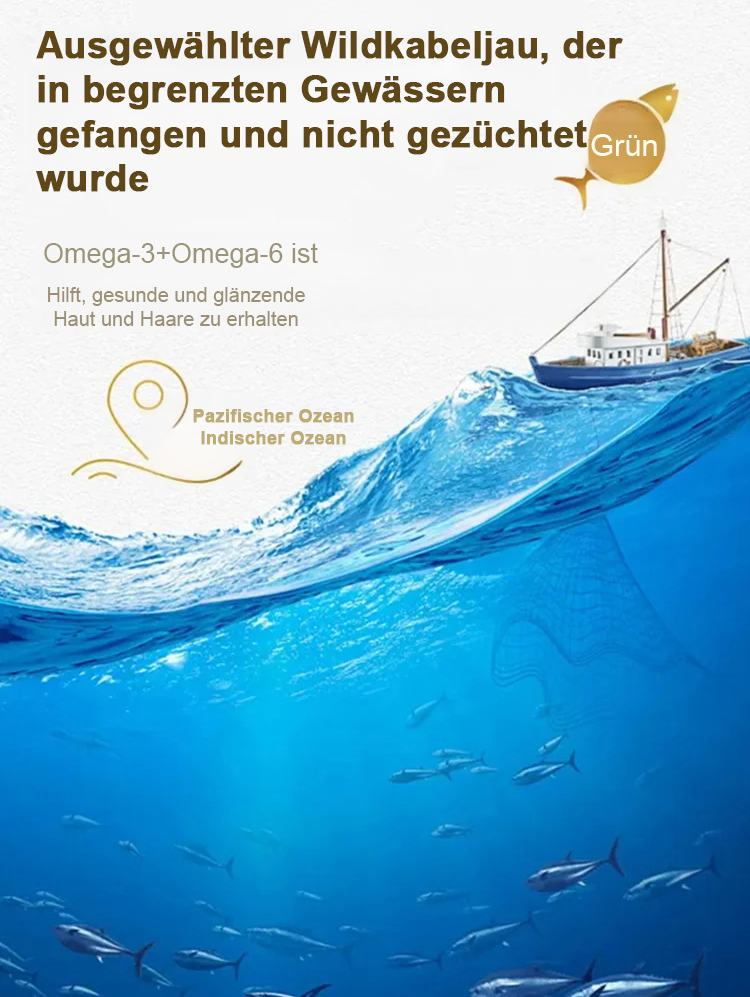 Zerreißbare, verzehrfertige Dorschfilets