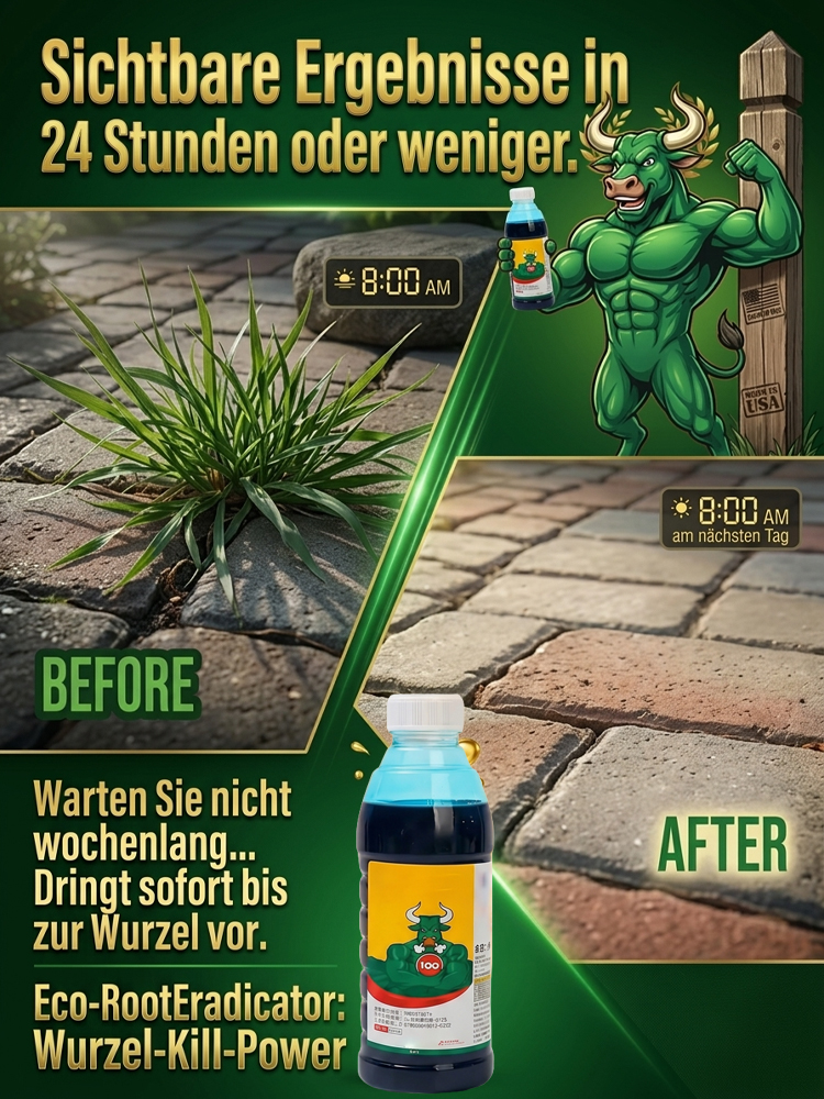 【1 Flasche entspricht 20 Flaschen】Starkes Unkraut- und Wurzelfäule-Mittel