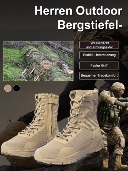 【Ultraleicht/Langlebig/Atmungsaktiv】Outdoor-Wanderstiefel für Herren
