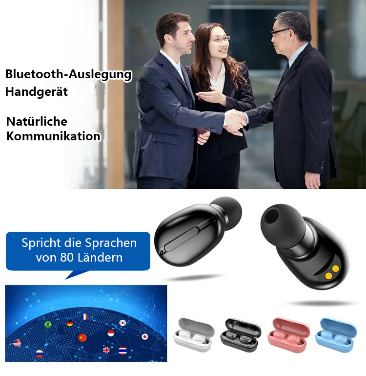 80 Sprachen Übersetzung bluetooth Kopfhörer