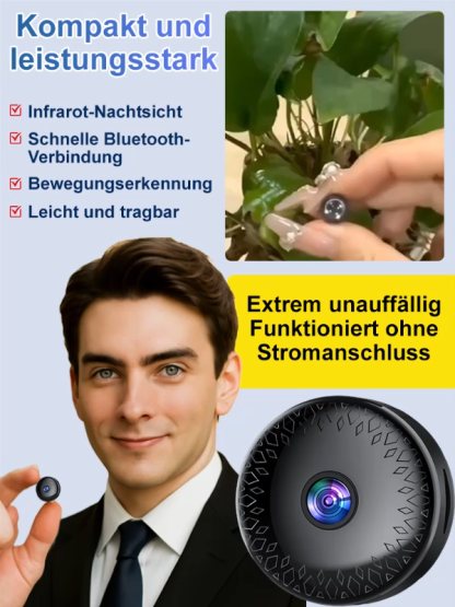 Intelligente drahtlose HD-Miniaturkamera