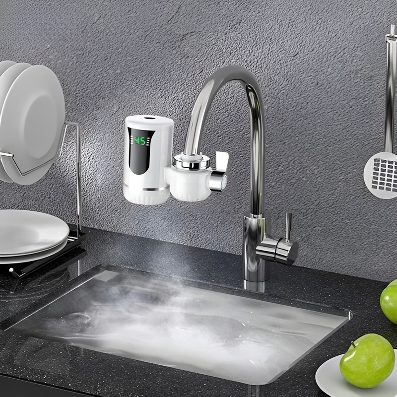 Szybko montowany kran z gorącą wodą bez podgrzewania