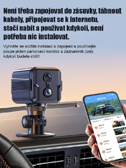 【5G Bezdrátová chytrá kamera】Výdrž baterie až 120 dní【Bez nutnosti napájení nebo připojení k síti】