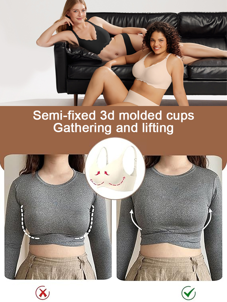 Women's wireless seamless bras