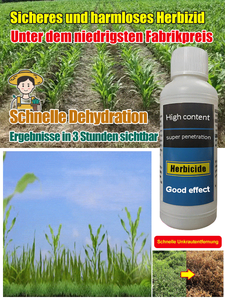 sicheres und harmloses Herbizid